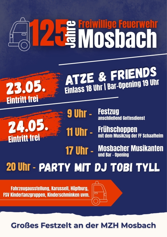 Plakat Jubiläumsfest